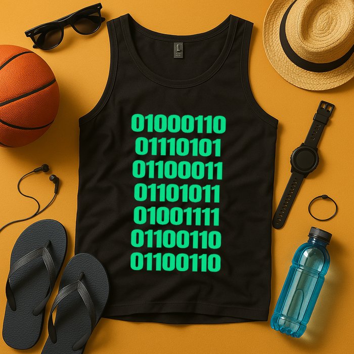 Fuck Off In Binary Code  Tank Top