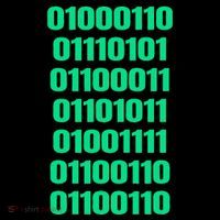 Fuck Off In Binary Code  Toddler Long Sleeve Shirt