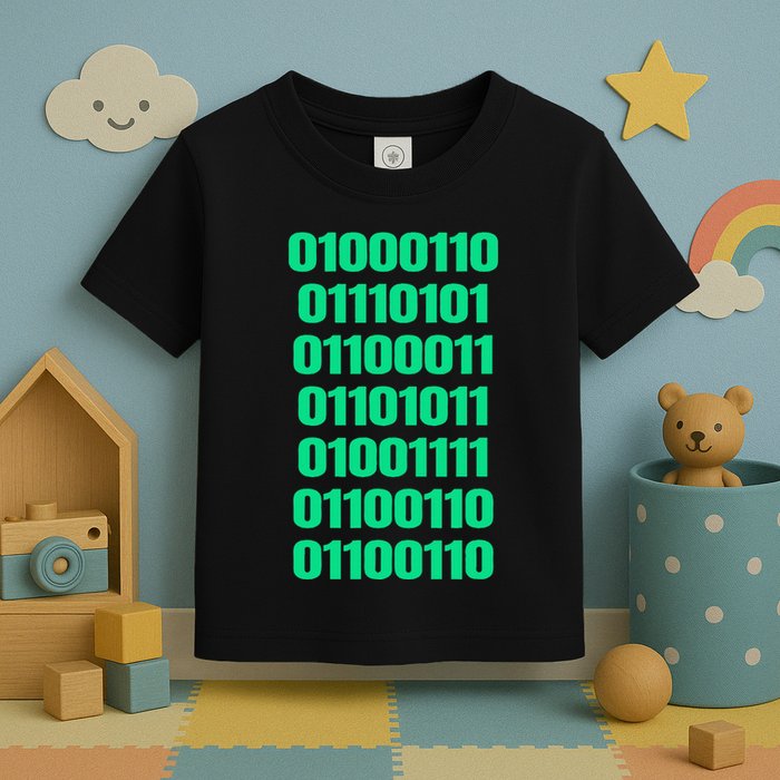 Fuck Off In Binary Code  Toddler T-Shirt