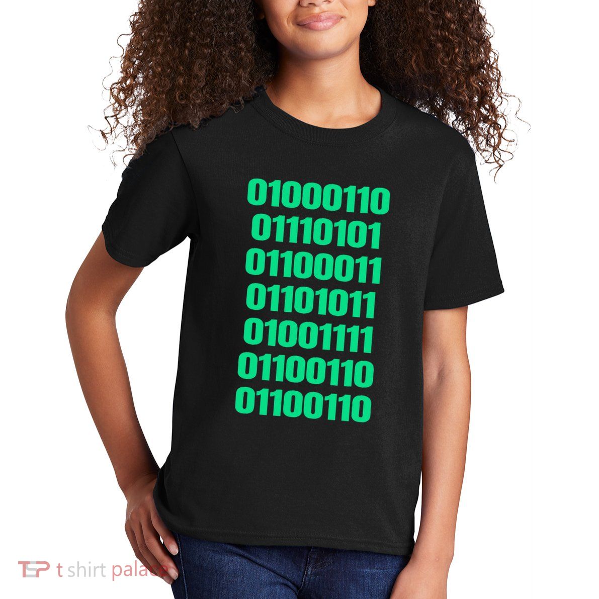 Fuck Off In Binary Code  Kids T-Shirt