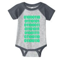 Fuck Off In Binary Code  Infant Baby Jersey Bodysuit