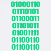 Fuck Off In Binary Code  Garment-Dyed Sweatshirt