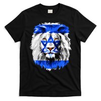 Flag of Israel lion Jewish Israel Flag T-Shirt