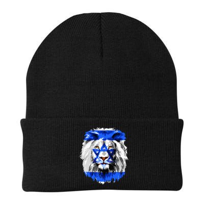 Flag of Israel lion Jewish Israel Flag Beanie