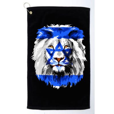 Flag of Israel lion Jewish Israel Flag Golf Towel