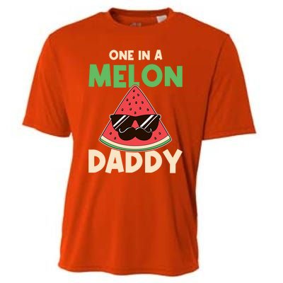 Fun One In A Melon Daddy Fathers Birthday Party Day Matching Gift Cooling Performance Crew T-Shirt