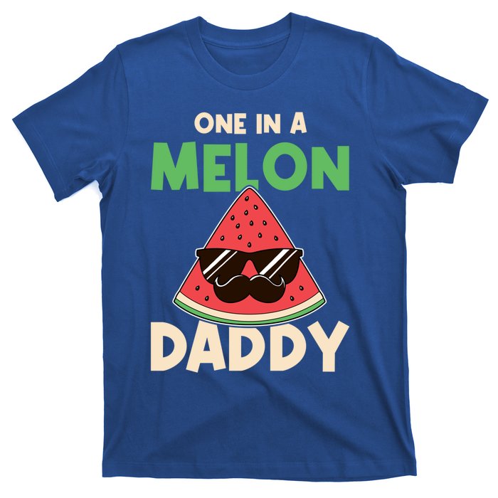 Fun One In A Melon Daddy Fathers Birthday Party Day Matching Gift T-Shirt