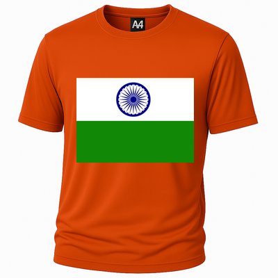 Flag of India Cooling Performance Crew T-Shirt