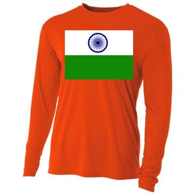 Flag of India Cooling Performance Long Sleeve Crew