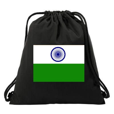 Flag of India Drawstring Bag