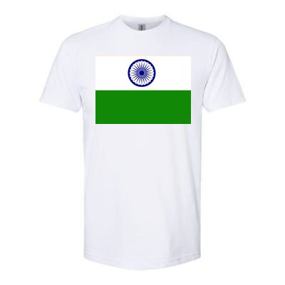 Flag of India Softstyle CVC T-Shirt