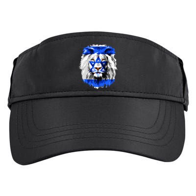 Flag of Israel lion Jewish Israel Flag Adult Drive Performance Visor