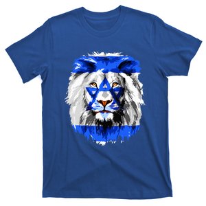 Flag of Israel lion Jewish Israel Flag T-Shirt