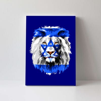 Flag of Israel lion Jewish Israel Flag Canvas