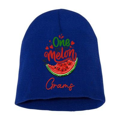 Funny One In A Melon Grams Matching Group Cool Gift Short Acrylic Beanie