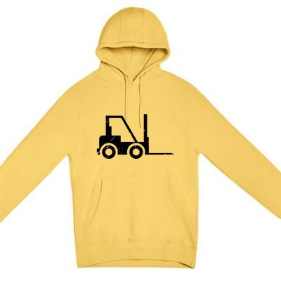 Forklift Operator I Funny Driver Forklifter Gift Premium Pullover Hoodie