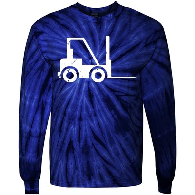 Forklift Operator I Funny Driver Forklifter Gift Tie-Dye Long Sleeve Shirt