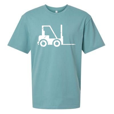 Forklift Operator I Funny Driver Forklifter Gift Sueded Cloud Jersey T-Shirt