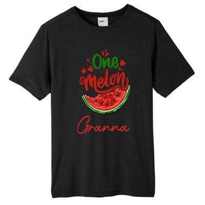 Funny One In A Melon Granna Matching Group Gift Tall Fusion ChromaSoft Performance T-Shirt