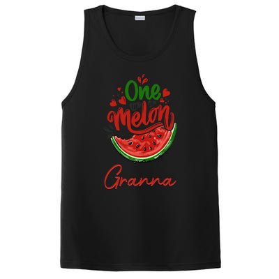 Funny One In A Melon Granna Matching Group Gift PosiCharge Competitor Tank