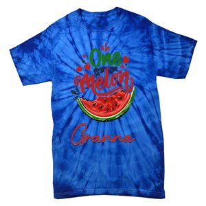 Funny One In A Melon Granna Matching Group Gift Tie-Dye T-Shirt