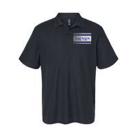 Flag Of Israel With The Word Israel In Hebrew Pro Jewish Softstyle Adult Sport Polo