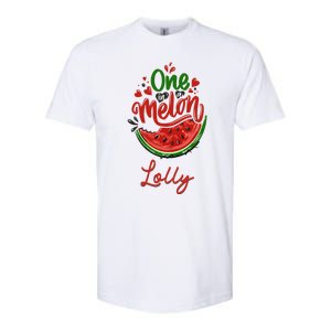 Funny One In A Melon Lolly Matching Group Funny Gift Softstyle CVC T-Shirt