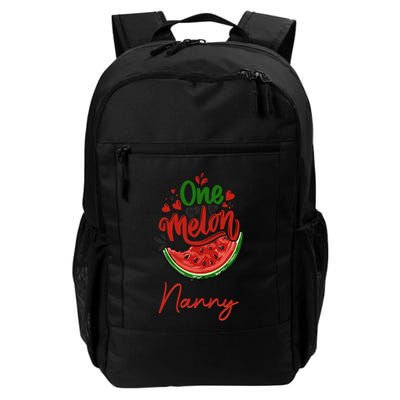 Funny One In A Melon Nanny Matching Group Gift Backpack