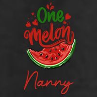 Funny One In A Melon Nanny Matching Group Gift Adult Drive Performance Visor
