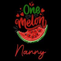 Funny One In A Melon Nanny Matching Group Gift Youth Performance Sprint T-Shirt