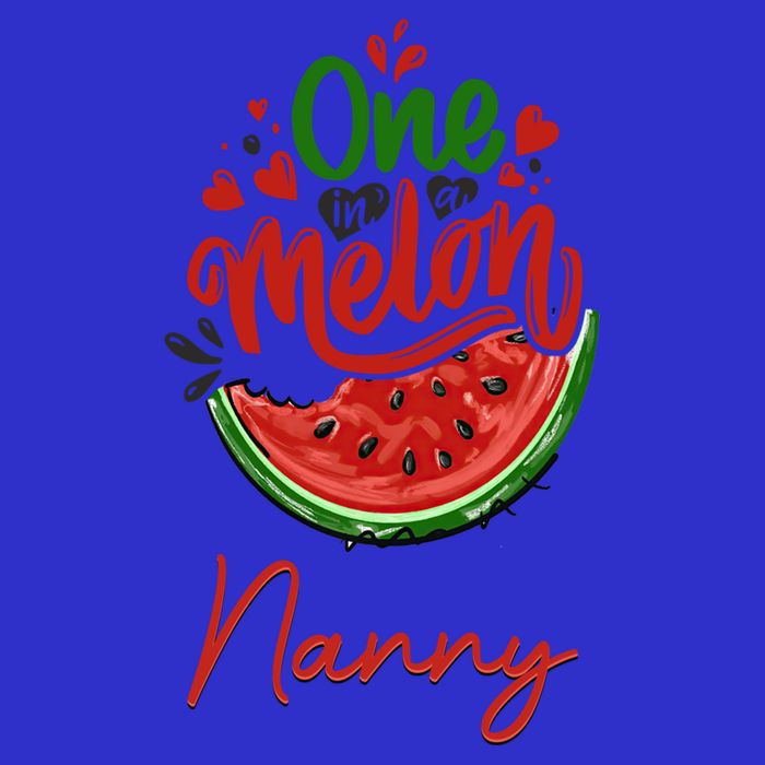 Funny One In A Melon Nanny Matching Group Gift Visor