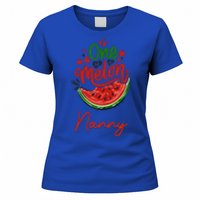 Funny One In A Melon Nanny Matching Group Gift Women's T-Shirt