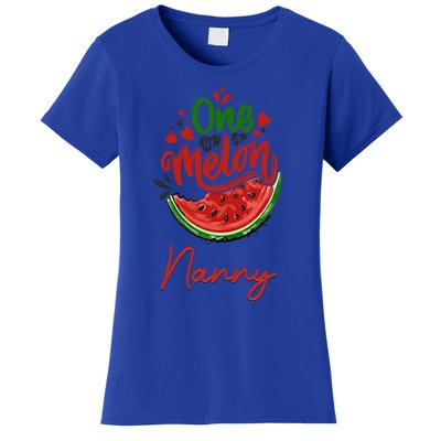 Funny One In A Melon Nanny Matching Group Gift Women's T-Shirt