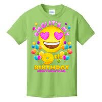 Funny OMG It's My 9th Birthday #BirthdayGirl Emoji Kids T-Shirt