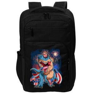 Fourth Of July USA American Flag Trex Impact Tech Backpack