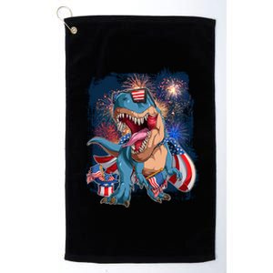 Fourth Of July USA American Flag Trex Platinum Collection Golf Towel