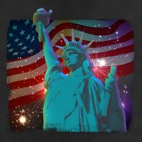 Fourth Of July Fireworks Statue Of Liberty Cool Comfort Performance Bucket Hat