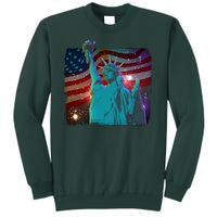 Fourth Of July Fireworks Statue Of Liberty Sweatshirt