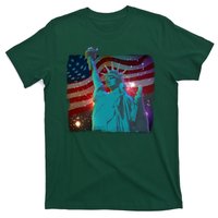 Fourth Of July Fireworks Statue Of Liberty T-Shirt