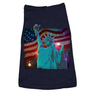 Fourth Of July Fireworks Statue Of Liberty Doggie Tank