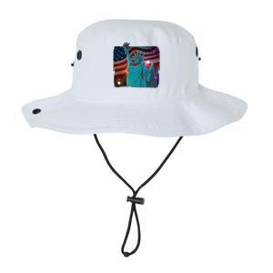 Fourth Of July Fireworks Statue Of Liberty Legacy Cool Fit Booney Bucket Hat