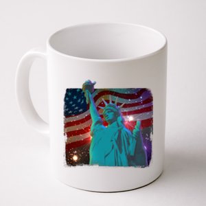 Fourth Of July Fireworks Statue Of Liberty Coffee Mug