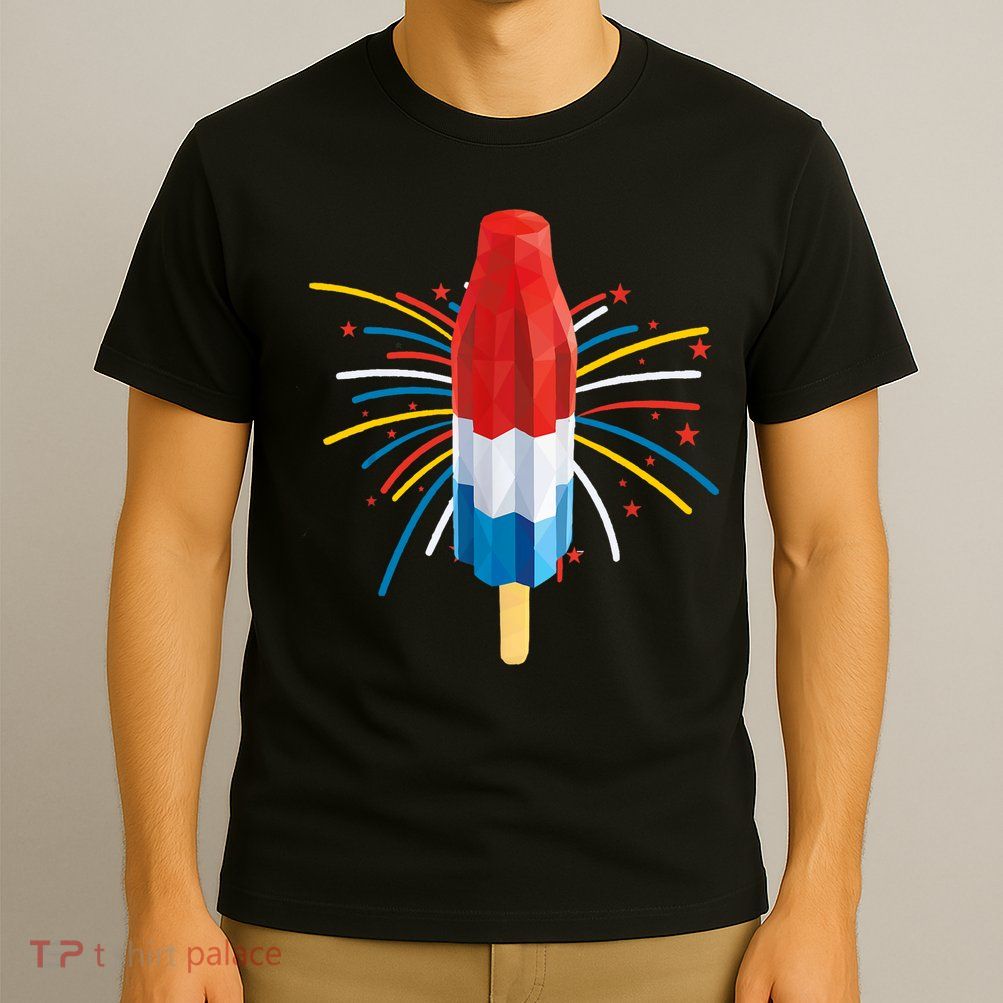 Fourth Of July Fireworks Popsicle Lover Unique T-Shirt