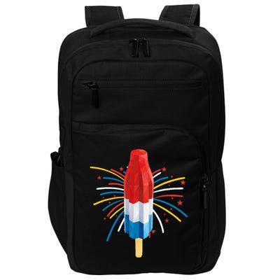 Fourth Of July Fireworks Popsicle Lover Unique Impact Tech Backpack