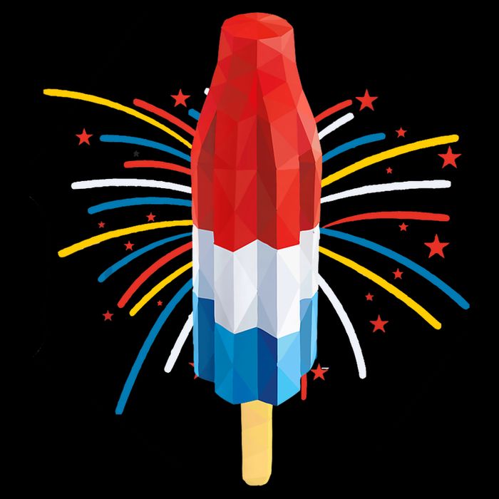 Fourth Of July Fireworks Popsicle Lover Unique Bucket Hat