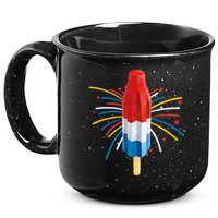 Fourth Of July Fireworks Popsicle Lover Unique 15oz Campfire Ceramic Mug