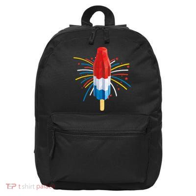 Fourth Of July Fireworks Popsicle Lover Unique 16 in Basic Backpack