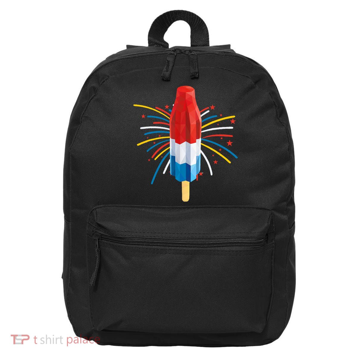 Fourth Of July Fireworks Popsicle Lover Unique 16 in Basic Backpack