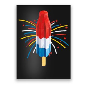 Fourth Of July Fireworks Popsicle Lover Unique Poster