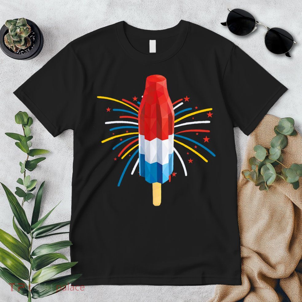 Fourth Of July Fireworks Popsicle Lover Unique Premium T-Shirt